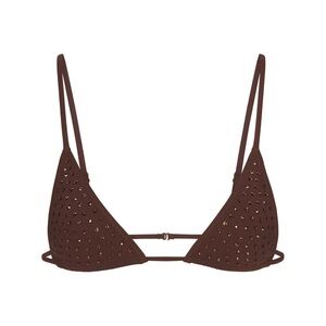 Skims Sparkle Jersey Mini Triangle Bralette